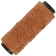 Bobina de poliéster encerado para micro macramé 1mm - Mocca x100m