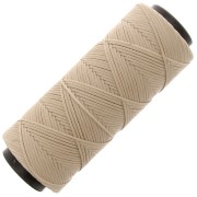 Bobina de hilo de poliéster encerado Slam Cord para micro macramé 1 mm Sable x100m