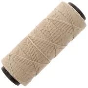 Bobina de hilo de poliéster encerado Slam Cord para micro macramé 1 mm Sable x100m