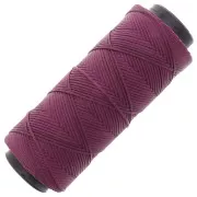 Fil plat en polyester ciré - Slam Cord pour micro macramé 1 mm - Magenta x100m