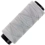 Bobina de poliéster encerado Slam Cord para micro macramé 1mm - Gris x100m