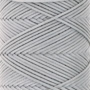 Bobina de poliéster encerado Slam Cord para micro macramé 1mm - Gris x100m