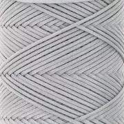 Bobina de poliéster encerado Slam Cord para micro macramé 1mm - Gris x100m