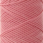 Bobina de poliéster encerado Slam Cord para micro macramé 1mm - Rosa x100m