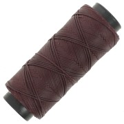 Bobina de poliéster encerado Slam Cord para micro macramé 1 mm Aubergine x100m