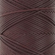 Bobina de poliéster encerado Slam Cord para micro macramé 1 mm Aubergine x100m