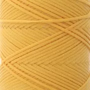 Bobina de poliéster encerado Slam Cord para micro macramé 1mm - Amarillo x100m
