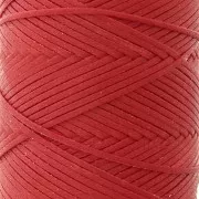 Bobina de poliéster encerado para micro macramé 1mm - Rojo x100m
