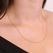 Gargantilla de malla Forçat 1,6 mm - Gold Filled x46cm