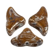 Cuentas de cristal Helios® de Puca® 6x10mm - Opaque Beige New Picasso x10g|raw }}