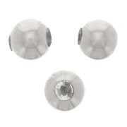 Cuentas pasante de 3 mm con un agujero de 0,8 mm - Plata 925 x5|raw }}