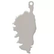 Colgante Corso 20x9 mm - Plata 925 x1