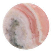 Cabochon plat rond - palet - 10 mm gemstone - Rhodochrosite x1|raw }}