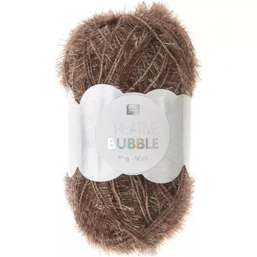 Creative Bubble - Hilo de ganchillo para esponja Tawashi - Noix x50g