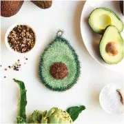 Creative Bubble - Hilo de ganchillo para esponja Tawashi - Noix x50g