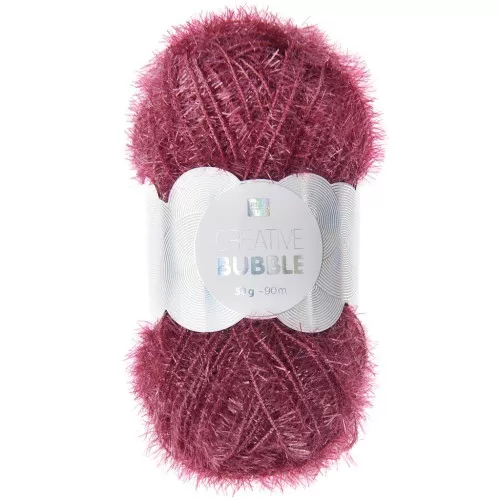 Creative Bubble - Hilo de ganchillo para esponja Tawashi - Betterave rouge x50g