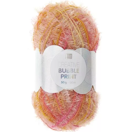 Creative Bubble Print - Hilo de ganchillo para esponja Tawashi - Betterave x50g