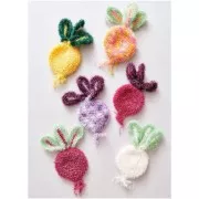 Creative Bubble Print - Hilo de ganchillo para esponja Tawashi - Betterave x50g