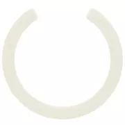 Entrepieza pendiente de resina opaca de 50mm - Crudo x1