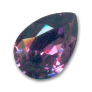 Cabuchón PureCrystal 4320 pera 14x10 mm Amethyst|raw }}
