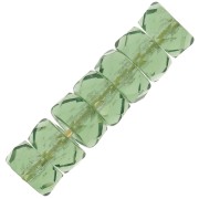 Cuentas redondas facetadas 6x3 mm - Erinite x25