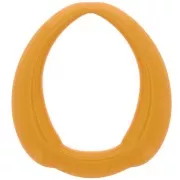 Colgante de gota de resina opaca étnica 41x37 mm - Mostaza x1