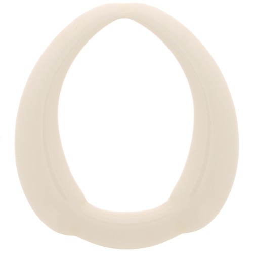 Colgante de gota calado étnica en resina opaca 41x37 mm - Marfil x1