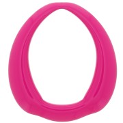 Colgante étnico de resina calado 41x37 mm - Fucsia x1|raw }}