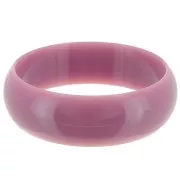 Pulsera jonc de resina opaca 68 mm - Rosa viejo x1