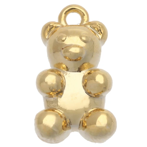 Dije de Oso 14x8 mm - Oro x1
