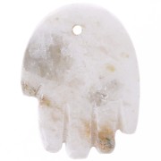 Colgante de mano 20.5x15 mm piedra preciosa - Piedra de Luna x1|raw }}