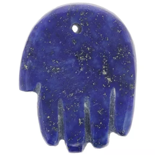 Colgante de mano 20,5x15 mm en piedra preciosa - Lapislázuli x1
