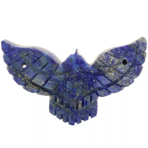 Entrepieza de piedra preciosa de águila de 42x24mm Lapislázuli x1