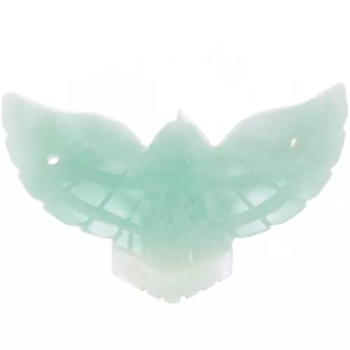 Entrepieza de piedra preciosa de águila de 42x24mm - Amazonita x1