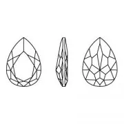 Cabuchón PureCrystal 4327 pera 30x20 mm Crystal