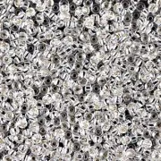 Cuentas Rocalla Miyuki 11/0 1 - Crystal Silver Lined x100 g