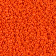Cuentas Rocalla Miyuki 11/0 406 - Naranja opaco x 100 g