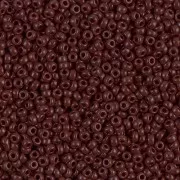 Cuentas Rocalla Miyuki 11/0 409 - Chocolate opaco x 100 g