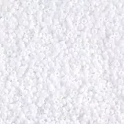 Cuentas Rocalla Miyuki 15/0 402F - Blanco opaco mate x 100 g