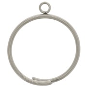 Anillo fino con anillo cerrado - Talla 60 - Acero inoxidable 304 x1