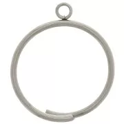 Anillo fino con diseño cerrado - Talla 57 - Acero inoxidable 304 x1