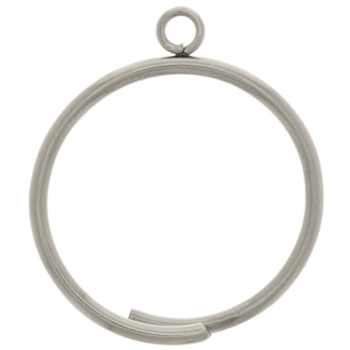Anillo fino con diseño cerrado - Talla 57 - Acero inoxidable 304 x1