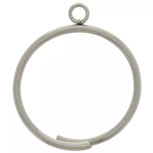 Anillo fino con diseño cerrado - Talla 57 - Acero inoxidable 304 x1