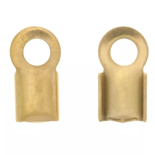 Alicates para cordones de 3 mm - acero inoxidable 304 chapado en oro x4