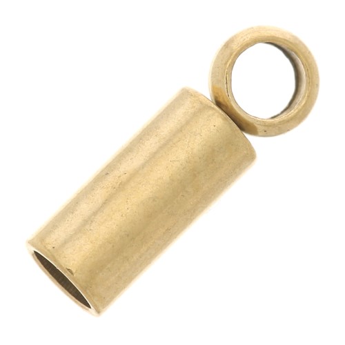 Puntas de cordón de 1,5 mm - Acero inoxidable 303 Oro x4