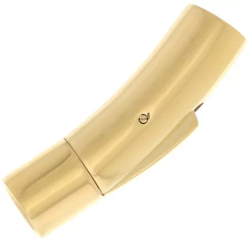 Clip de 30x8mm para cordón de 6mm - Acero inoxidable dorado 304 x1