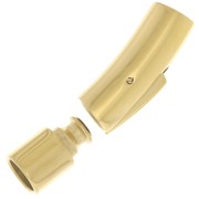 Clip de 30x8mm para cordón de 6mm - Acero inoxidable dorado 304 x1