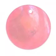Lote de 20 Cequies fino de Nácar 20 mm Rosa