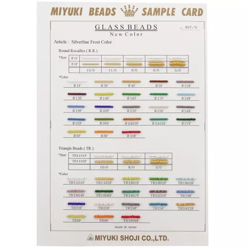 Carta de Colores (n°857/R) - Mat Silver Lined