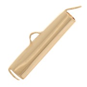 Terminal Miyuki y punta para tejer Delica 20 mm -chapado de oro 3 micras|raw }}